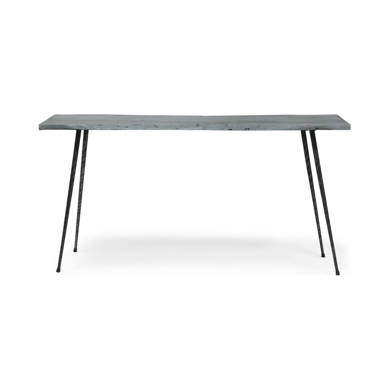 GDF Studio Hamer Handcrafted Modern Industrial Acacia Wood Console Table